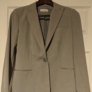 Women's Calvin Klein Blazer (Grey - Size 2)